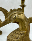 Vintage Brass Bird Candleholders-A Pair