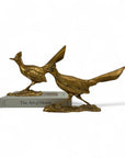 Vintage Brass Roadrunner Pair – Sculptural Mid-Century Collectibles