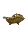 Vintage Brass Conch Shell Dish/Planter
