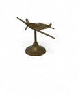 Vintage Brass Airplane on Stand