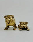 Vintage Brass Bulldogs-A Pair