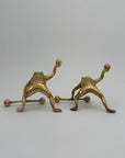 Vintage Brass Workout Frogs-A Pair