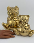 Vintage Brass Bears- A Pair