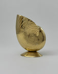 Vintage Brass Shell Vase