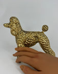Vintage Brass Poodle