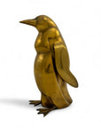 Tall Vintage Brass Penguin