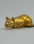 Vintage Brass Cat Figurine