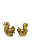 Vintage Brass Small MCM Squirrels-A Pair