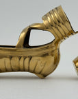 Pretty Brass Ballerina Slippers -A Pair