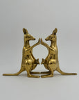 Vintage Brass Kangaroo Bookends-A Pair