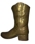 Vintage Brass Cowboy Boot