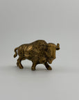 Vintage Brass Bison