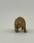 Small Vintage Brass Bear