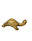 Vintage Brass Turtle Figurine