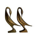 Vintage MCM Brass Birds-A Pair