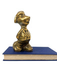 Vintage Brass Dog Figurine – Dapper Canine Gentleman Sculpture