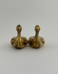 Vintage Brass Pelican Taper Candlestick Holders-A Pair