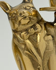 Pair of Vintage Brass Pig Candleholders – Dressed to Impress