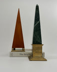 Curated Vintage Obelisks- A Pair