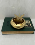 Vintage Brass Butterfly Ashtray/ Trinket Dish