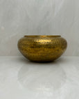 Vintage Brass Hammered Planter