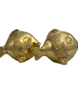 Whimsical Vintage Brass Fish-A Pair