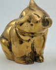 Vintage Brass Mama Bear with Cub- Two Piece Set