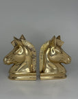 Vintage Brass Horsehead Figurines/Bookends