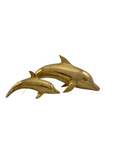 Vintage Brass Dolphins-A Pair