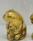 Vintage Brass Panda Bears-A Pair