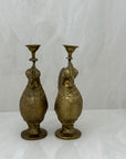 Vintage Brass Bird Candleholders-A Pair