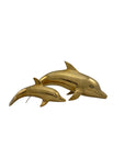 Vintage Brass Dolphins-A Pair