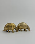 Vintage Brass Armadillos-A Pair