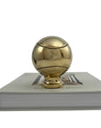 Vintage Brass Baseball Coin/Wish Bank