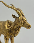 Vintage Brass Antelope