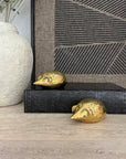 Vintage Brass Hedgehogs-A Pair