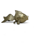 Large Vintage Brass Fish