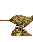 Vintage Brass Cheetah Figurine