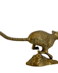 Vintage Brass Cheetah Figurine