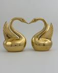 Vintage Brass Angel Wings Love Swans-A Pair by Dolbi Cashier