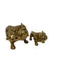 Pair of Vintage Brass Bulldogs - A Tribute to Fatherhood and Friendship