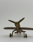Small Vintage Brass Airplane