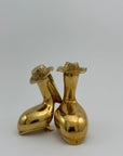 Vintage Brass Pelican Couple