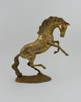 Large Vintage Brass Horse Sculpture
