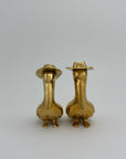 Vintage Brass Pelican Couple