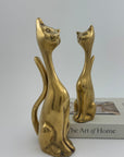 Vintage Bronze Cats-A Pair