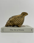 Vintage Brass Shell Vessel (Planter/Catchall)