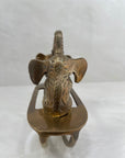 Vintage Brass Elephants on Teeter Totter