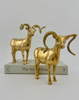 Vintage Brass Rams-A Pair