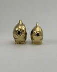 Pair of Vintage Brass Fish Ashtrays – His & Hers– Mid Century Modern Hollywood Regency Coastal Decor